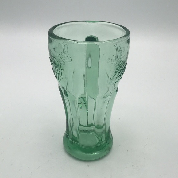 VTG/Retro Set of 6 Libbey Coca Cola Coke Float Malt Green Glasses/Mugs w/Handles - Picture 3 of 8